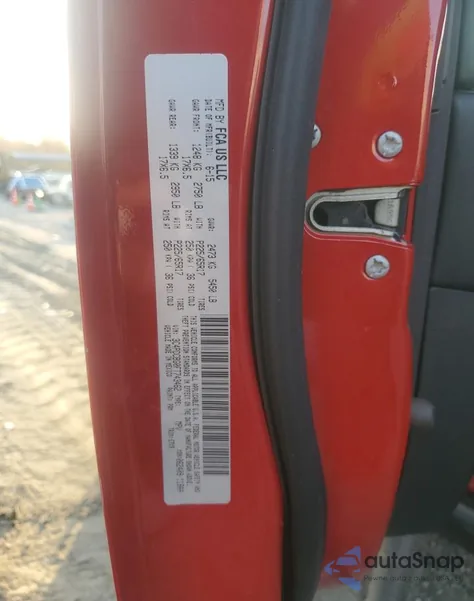 2015 Dodge Journey Sxt z USA, uszkodzony, nr VIN 3C4PDCBG0FT743462